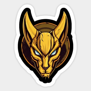 Anubis God Egypt Sticker